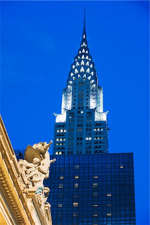 simsearch:841-02710643,k - Chrysler Building at Grand Central Station, Manhattan, New York City, New York, United States of America, North America Foto de stock - Con derechos protegidos, Código: 841-03454296