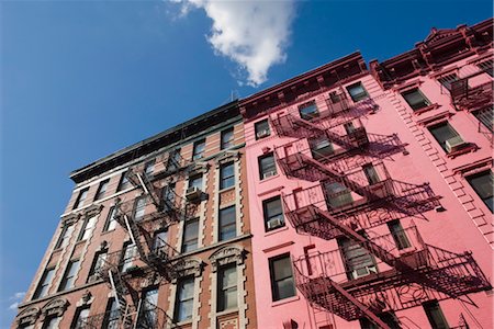 soho, new york - Fire escapes, Soho, Manhattan, New York, United States of America, North America Fotografie stock - Rights-Managed, Codice: 841-03454310