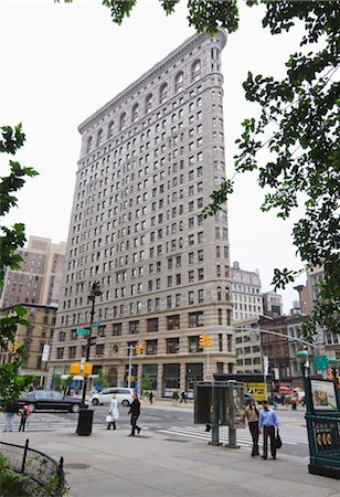 Flatiron Building, Broadway, Manhattan, New York City, New York, United States of America, North America Stock Photo - Rights-Managed, Code: 841-03454330