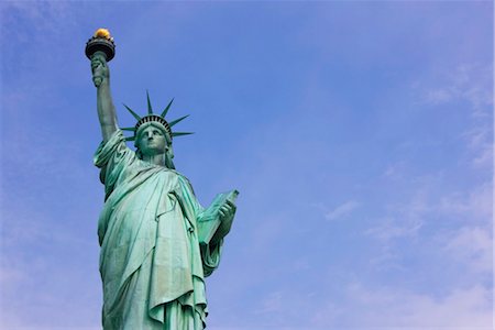 The Statue of Liberty, Liberty Island, New York City, New York, United States of America, North America Foto de stock - Con derechos protegidos, Código: 841-03454495