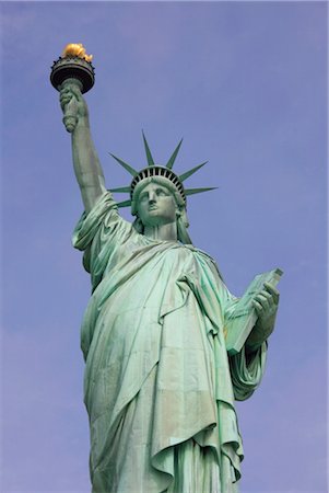 simsearch:841-02924916,k - The Statue of Liberty, Liberty Island, New York City, New York, United States of America, North America Fotografie stock - Rights-Managed, Codice: 841-03454498