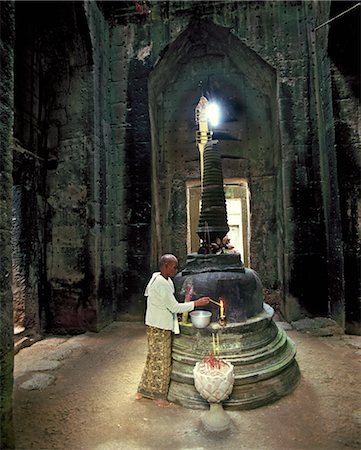 prah khan-tempel - Prah Khan aus dem späten 12. Jahrhundert, Angkor, UNESCO Weltkulturerbe, Kambodscha, Indochina, Südostasien, Asien Stockbilder - Lizenzpflichtiges, Bildnummer: 841-03489511