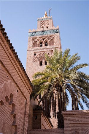 The Koutoubia Mosque, Djemaa el-Fna, Marrakesh, Morocco, North Africa, Africa Foto de stock - Con derechos protegidos, Código: 841-03489557