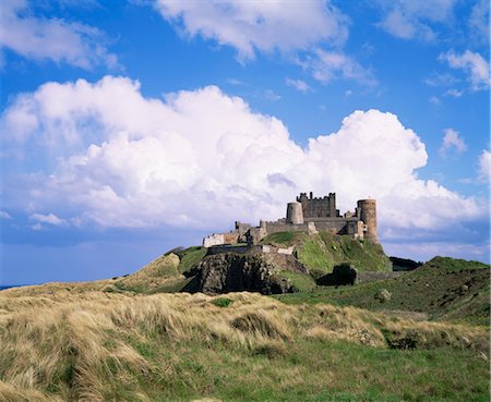 Bamburgh Catle, Northumberland, England, United Kingdom, Europe Foto de stock - Con derechos protegidos, Código: 841-03489660