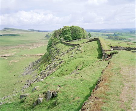 Housesteads, Hadrian's Wall, Northumberland, England, UK Stock Photo - Rights-Managed, Code: 841-03489661