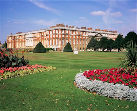 Hampton Court Palace, Greater London, England, United Kingdom, Europe Foto de stock - Con derechos protegidos, Código: 841-03489675