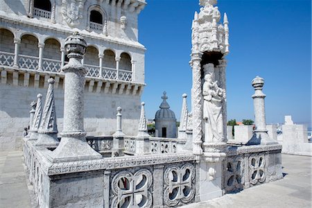 Belem Tower, UNESCO World Heritage Site, Belem, Lisbon, Portugal, Europe Foto de stock - Direito Controlado, Número: 841-03489800