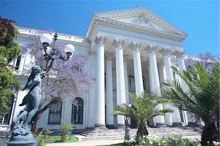 palacio de la moneda - Palacio de la Moneda, Santiago de Chile, Santiago, Chile, South America Foto de stock - Con derechos protegidos, Código: 841-03489826