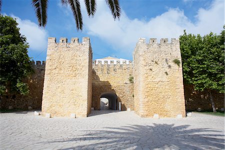 Old defensive wall, Lagos, Western Algarve, Algarve, Portugal, Europe Fotografie stock - Rights-Managed, Codice: 841-03489828