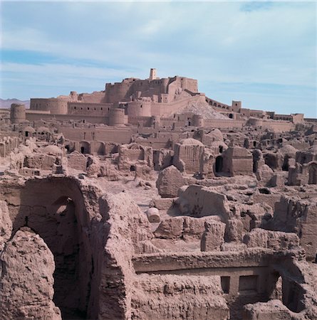 Citadelle, Bam, avant le tremblement de terre en 2003, l'Iran, Moyen Orient Photographie de stock - Rights-Managed, Code: 841-03483669