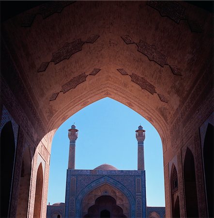 Friday Mosque, Isfahan, Iran, Middle East Foto de stock - Direito Controlado, Número: 841-03483677