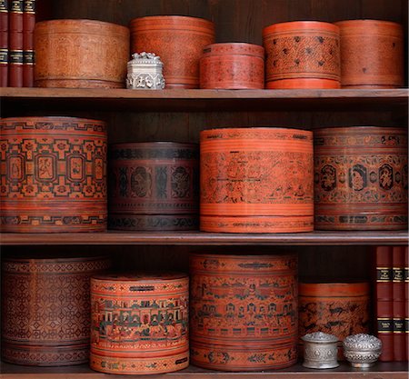 Burmese Lacquerware, Myanmar (Burma), Asia Stock Photo - Rights-Managed, Code: 841-03483750