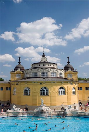 Das Szechenyi-Bad, Budapest, Ungarn, Europa Stockbilder - Lizenzpflichtiges, Bildnummer: 841-03505063