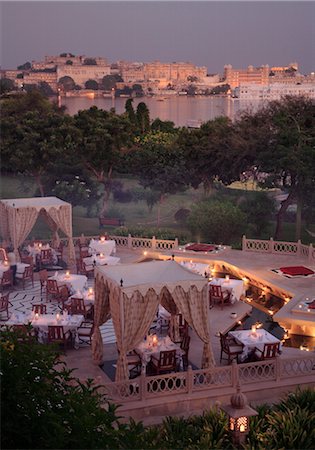 Restaurant, The Oberoi Udaivilas, Udaipur, Rajasthan, India, Asia Stock Photo - Rights-Managed, Code: 841-03505080