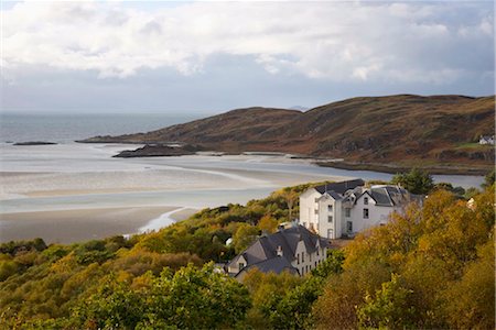 sound of sleat - Voir toute la sable argentée de Morar pour le Sound of Sleat, Morar, Highlands, Ecosse, Royaume-Uni, Europe Photographie de stock - Rights-Managed, Code: 841-03505261