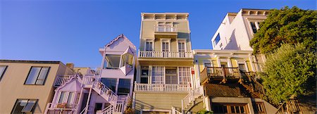 Houses, San Francisco, California, USA Stock Photo - Rights-Managed, Code: 841-03505565