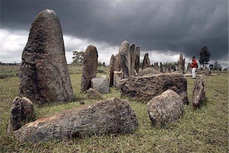 ethiopian - The mysterious site of Tiya, containing around 36 ancient stelae, UNESCO World Heritage Site, Tiya, Ethiopia, Africa Stock Photo - Rights-Managed, Code: 841-03507942