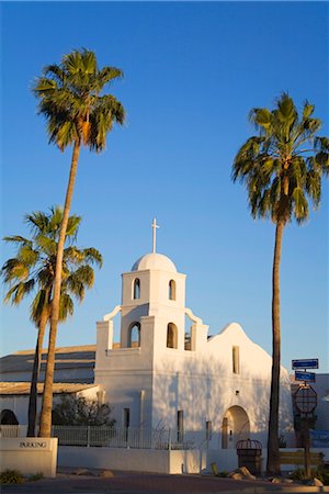 simsearch:841-03033550,k - Old Adobe Mission Church, Scottsdale, Phoenix, Arizona, United States of America, North America Stock Photo - Rights-Managed, Code: 841-03507994