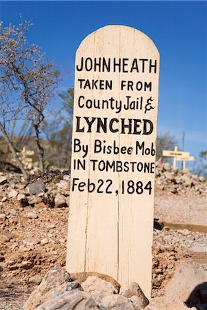 Boothill Graveyard, Tombstone, Cochise County, Arizona, United States of America, North America Stock Photo - Rights-Managed, Code: 841-03508000