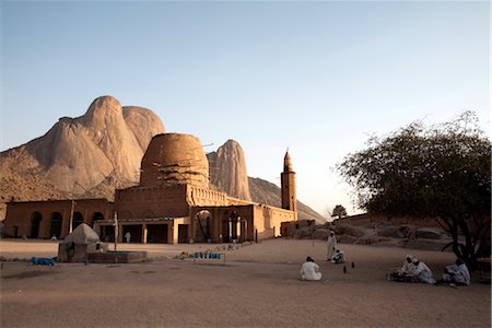 sudan - The Khatmiyah mosque at the base of the Taka Mountains, Kassala, Sudan, Africa Foto de stock - Con derechos protegidos, Código: 841-03502420