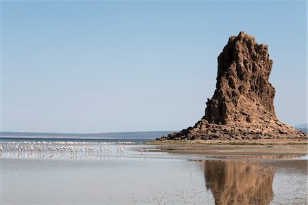 simsearch:841-02920006,k - Le paysage désolé de Lac Abbe, parsemé de cheminées de pierre calcaire, Djibouti, Afrique Photographie de stock - Rights-Managed, Code: 841-03502436