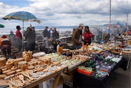 siberia - Craft market at Lake Baikal, Listvyanka, Siberia, Russia, Europe Stock Photo - Rights-Managed, Code: 841-03502433