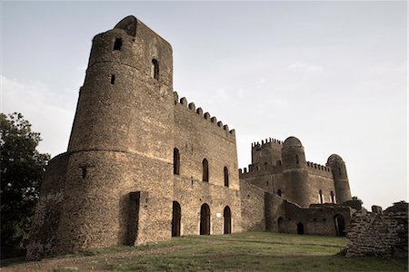 royal enclosure - The Palace of Iyasu I and Fasiladas' Palace, inside the the Royal Enclosure, Fasil Ghebbi, UNECO World Heritage Site in Gondar, Ethiopia, Africa Stock Photo - Rights-Managed, Code: 841-03502466