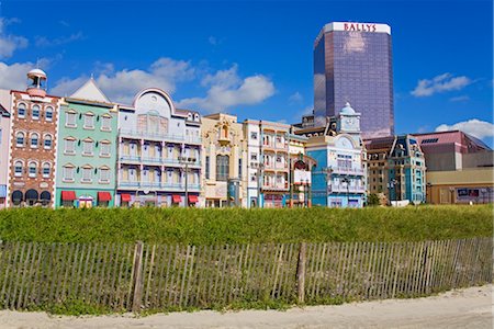 Bally's Casino and Hotel, Atlantic City Boardwalk, New Jersey, United States of America, North America Stock Photo - Rights-Managed, Code: 841-03502477