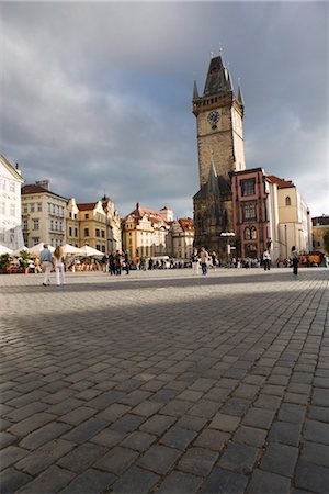 simsearch:841-03502562,k - Hôtel de ville, place de la vieille ville, Old Town, Prague, République tchèque, Europe Photographie de stock - Rights-Managed, Code: 841-03502548