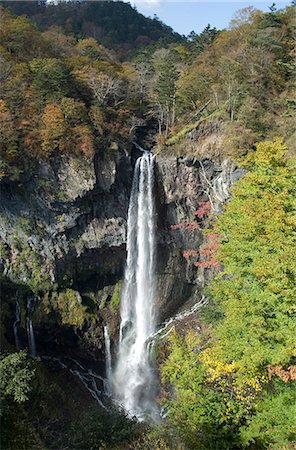 simsearch:841-03489579,k - Kegon-no-taki, waterfall 97m high, Chuzenji, Nikko, Honshu, Japan Foto de stock - Con derechos protegidos, Código: 841-03517030