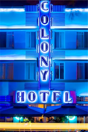 Hotelson Ocean Drive, Art Deco District, South Beach, Miami, Floride, États-Unis d'Amérique, Amérique du Nord Photographie de stock - Rights-Managed, Code: 841-03517320