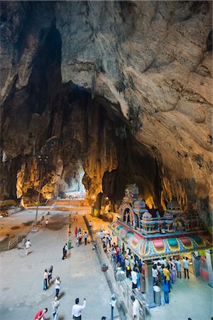 Hindu Shrine in Temple Cave at Batu Caves, Kuala Lumpur, Malaysia, Southeast Asia, Asia Stock Photo - Rights-Managed, Code: 841-03517383