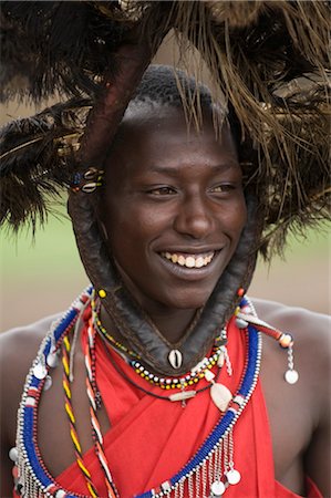 Masai man, Masai Mara, Kenya, East Africa, Africa Foto de stock - Con derechos protegidos, Código: 841-03517627