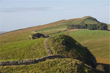 simsearch:841-03061126,k - The wall east to Steel Rigg and Windshields Crag, Hadrians Wall, UNESCO World Heritage Site, Northumberland, England, United Kingdom, Europe Foto de stock - Con derechos protegidos, Código: 841-03517639