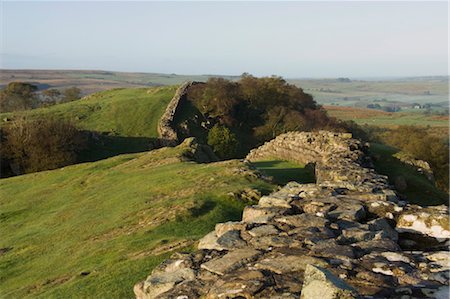 simsearch:841-03061126,k - View west at Walltown Crags, Hadrian's Wall, UNESCO World Heritage Site, Northumberland, England, United Kingdom, Europe Foto de stock - Con derechos protegidos, Código: 841-03517641