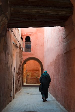 Street in the souk, Medina, Marrakech (Marrakesh), Morocco, North Africa, Africa Foto de stock - Con derechos protegidos, Código: 841-03517852