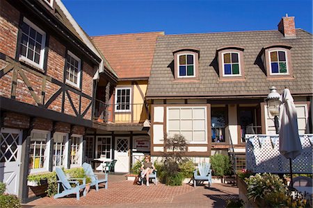 solvang usa - Hamlet Square, Solvang, Santa Barbara County, Central California, United States of America, North America Stock Photo - Rights-Managed, Code: 841-03517910