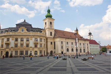 sibiu - Mare square, Sibiu, Transylvania, Romania, Europe Stock Photo - Rights-Managed, Code: 841-03518166