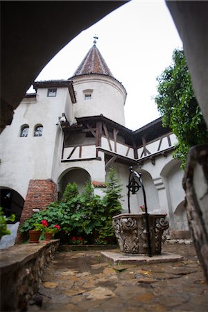 Bran castle (Dracula castle), Bran, Transylvania, Romania, Europe Fotografie stock - Rights-Managed, Codice: 841-03518188