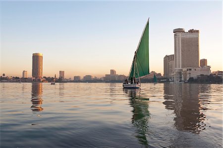 A felucca on the River Nile, Cairo, Egypt, North Africa, Africa Stock Photo - Rights-Managed, Code: 841-03518481