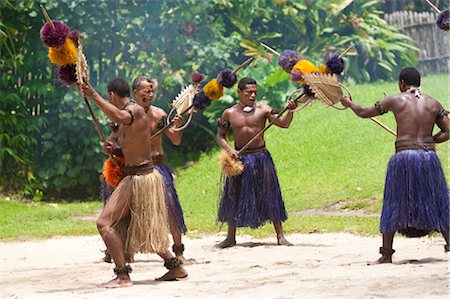 fiji grass skirts - Polynesian Cultural Center, Viti Levu, Fiji, South Pacific, Pacific Stock Photo - Rights-Managed, Code: 841-03518574