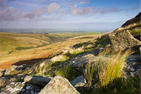 dartmoor national park - Northwest Dartmoor, viewed from Black Tor, Devon, England, United Kingdom, Europe Foto de stock - Con derechos protegidos, Código: 841-03518657