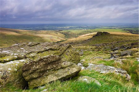 dartmoor national park - Northwest Dartmoor, viewed from Black Tor, Devon, England, United Kingdom, Europe Foto de stock - Con derechos protegidos, Código: 841-03518659