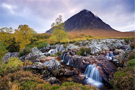 scottish highlands - River Coupall and Buachaille Etive Mor in the autumn, Glen Etive, Highlands, Scotland, United Kingdom, Europe Stock Photo - Rights-Managed, Code: 841-03518676