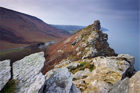 Valley of Rocks, Exmoor National Park, Devon, England, United Kingdom, Europe Foto de stock - Con derechos protegidos, Código: 841-03518703