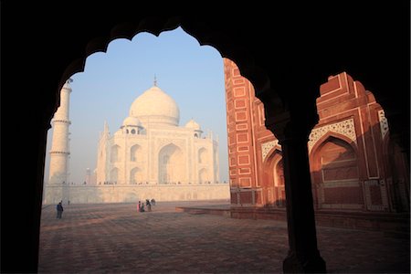 Taj Mahal, UNESCO World Heritage Site, Agra, Uttar Pradesh, India, Asia Stock Photo - Rights-Managed, Code: 841-03518882