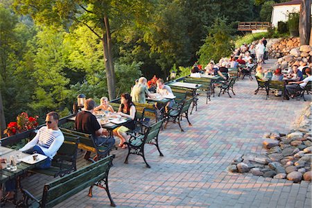 People sitting on patio at Tores Restaurant, Uzupis District, Vilnius, Uzupis District, Lithuania, Baltic States, Europe Stock Photo - Rights-Managed, Code: 841-03519996