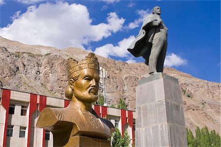 Statue de Lénine, communisme, Khorog, Tadjikistan, Asie centrale, Asie Photographie de stock - Rights-Managed, Code: 841-03520129