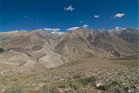 Paysage montagneux de l'Hindu Kush, corridor de Wakhan, Afghanistan Photographie de stock - Rights-Managed, Code: 841-03520146