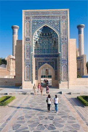 samarkand - Guri Amir Mausoleum, UNESCO World Heritage Site, Samarkand, Uzbekistan, Central Asia, Asia Stock Photo - Rights-Managed, Code: 841-03520183